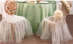 Chairs for bride and groom